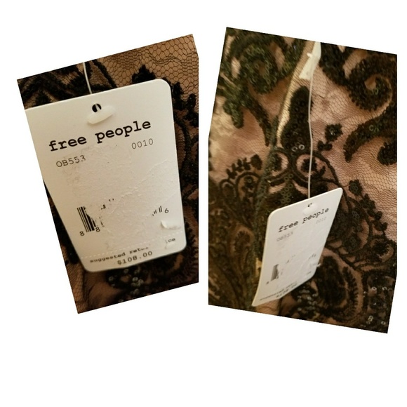 Free People Night Simmers Mini Dress size 4 - Picture 7 of 7